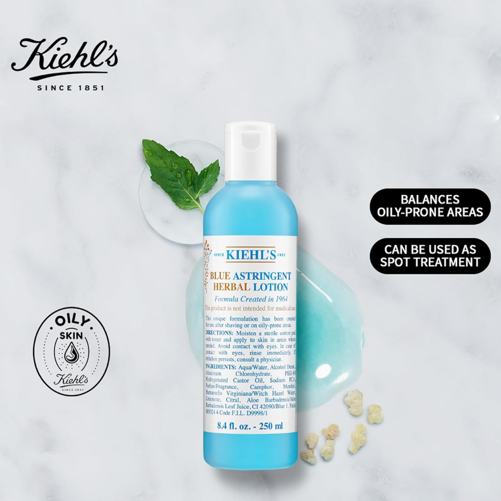 Kiehl's Blue Astringent Herbal Lotion 250ml Skin Care Feel22