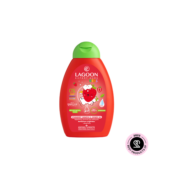 Lagoon Kids 2in1 Strawberry Shampoo & Shower Gel 400ml