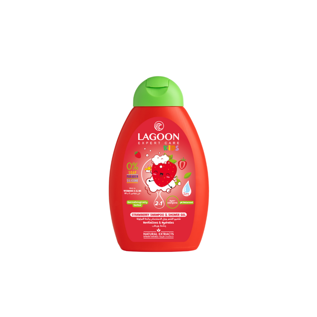 Lagoon Kids 2in1 Strawberry Shampoo & Shower Gel 400ml Personal Care