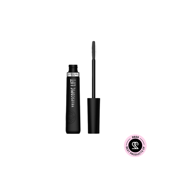 L’Oréal Paris Telescopic Lift Washable Mascara, Lengthening and Volumizing, Lash Lift with Up to 36HR Wear