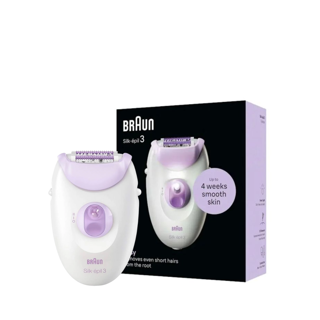 Braun Silk-Epil 3 3000 Epilator SE3-000 Purple | Electrical Shaver