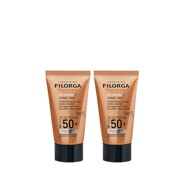 Filorga UV-Bronze Face Fluid SPF50+ Duo At 20% Off
