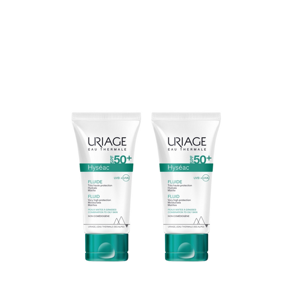 Uriage Hyseac Fluide Spf 50+ 50ml Duo At 15% Off