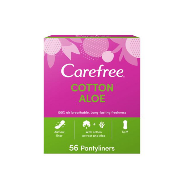 Carefree Normal Aloe Panty Liners