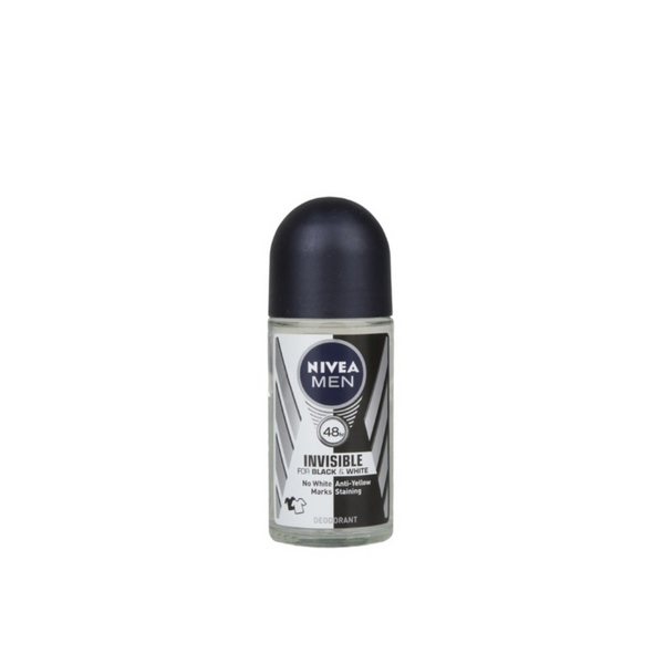 Nivea Men Invisible Black & White Roll-On Deodorant 50ml