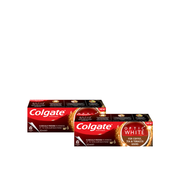 Colgate Toothpaste Optic Coffee Lovers Duo Bundle 30% Off