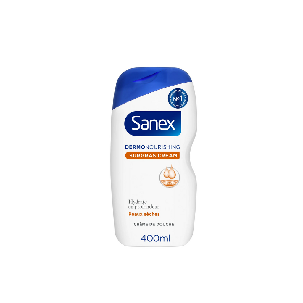 Sanex Surgras Duschcreme Für Trockene Haut – 750 Ml, Mit Weizenkeimöl, Ohne Parabene