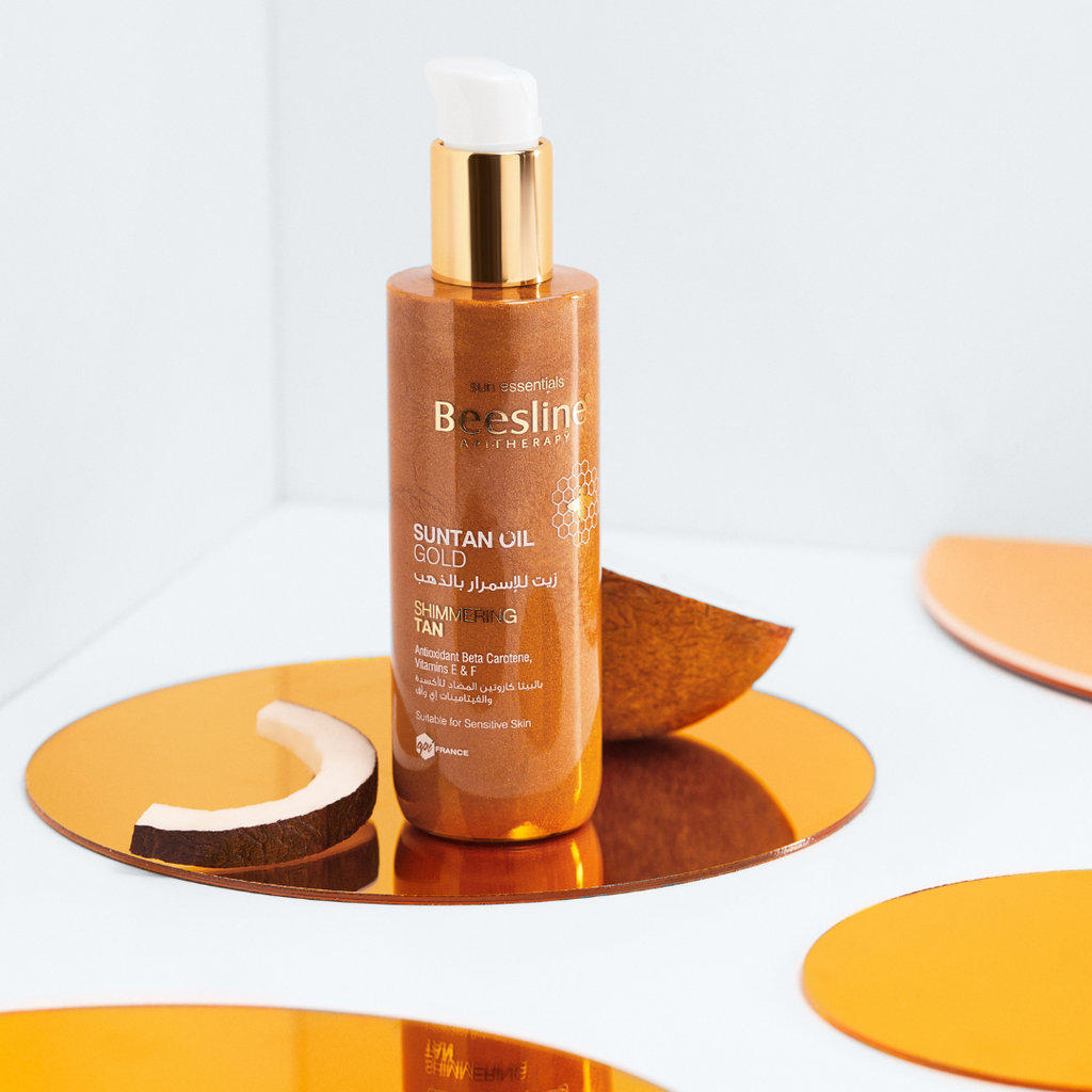 Beesline Suntan Oil Gold 200 ML Skin Care feel22 Lebanon Feel22