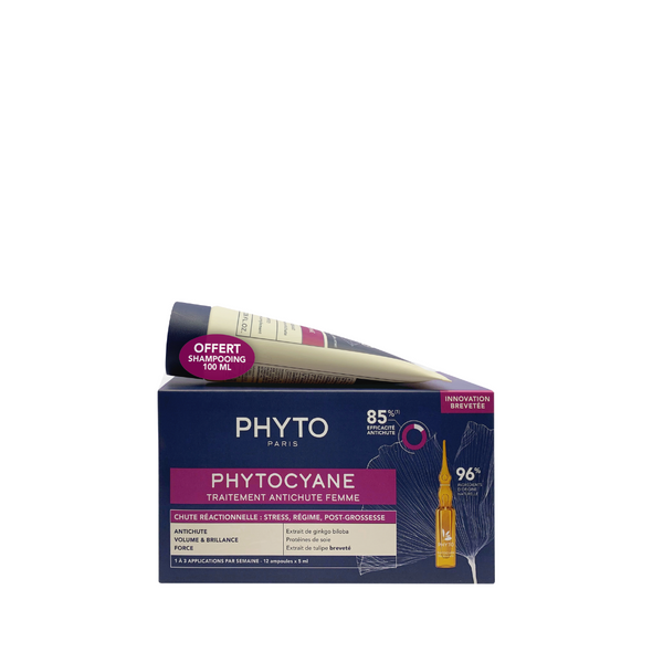 Phyto Cyane Reactional Hair Loss Set + Shampoo Women 100ml For Free