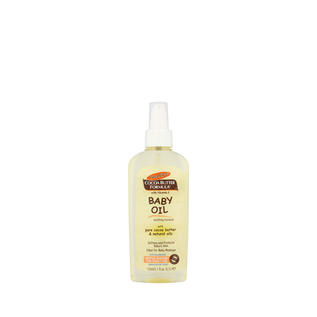 Baby oil with cocoa hot sale butter