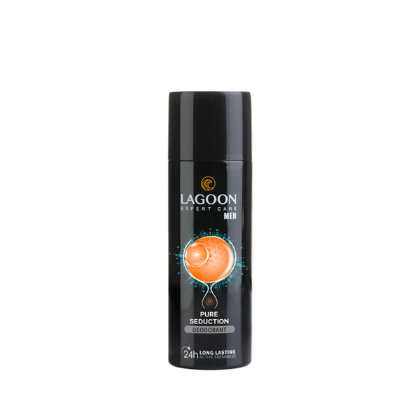 Lagoon Deodorant Spray For Men 150ml + 50ml For Free - Pure Seduction