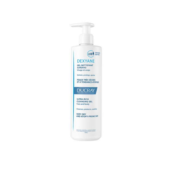 Ducray Dexyane Ultra-Rich Cleansing Gel For Eczema And Atopic Dermatitis 400ml