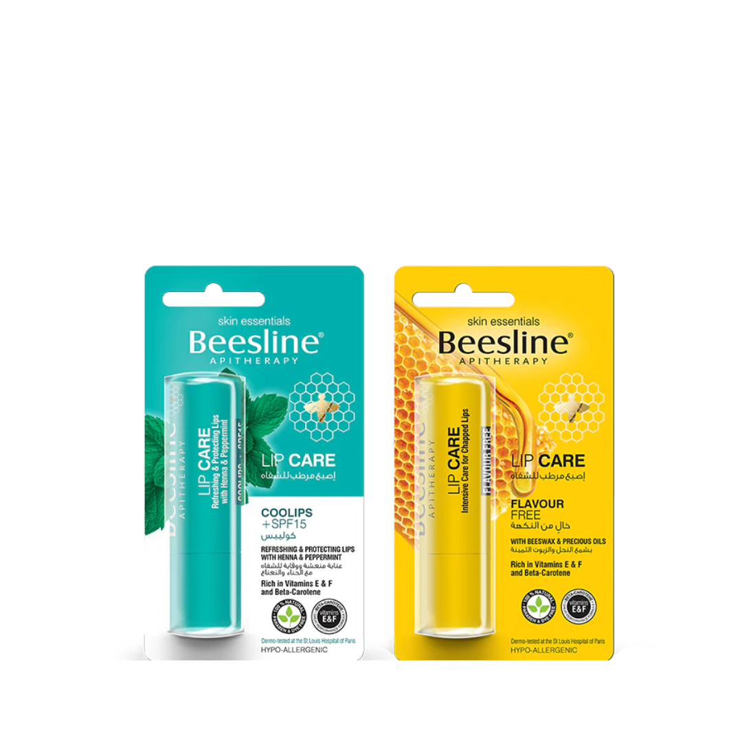 Beesline Lip Care Coolips Spf15 + Flavour Free Bundle | Lip Care  Feel22