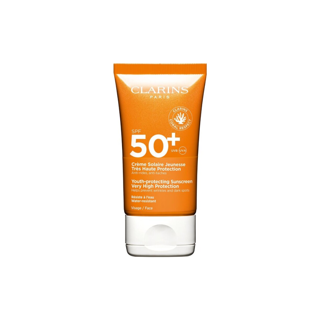 Clarins High Protection Youth Sun Cream for Face Spf50 Skincare Feel22