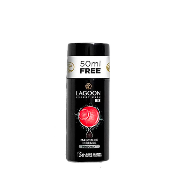 Lagoon Deodorant Spray For Men 150ml + 50ml For Free - Masculine Essence
