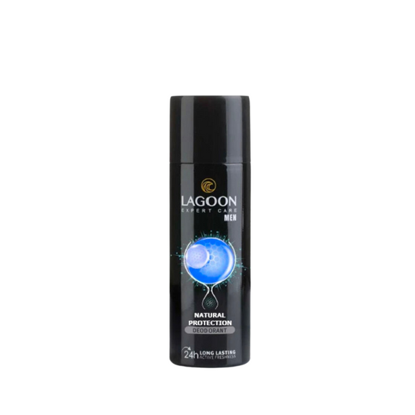 Lagoon Deodorant Spray For Men 150ml + 50ml For Free - Natural Protection