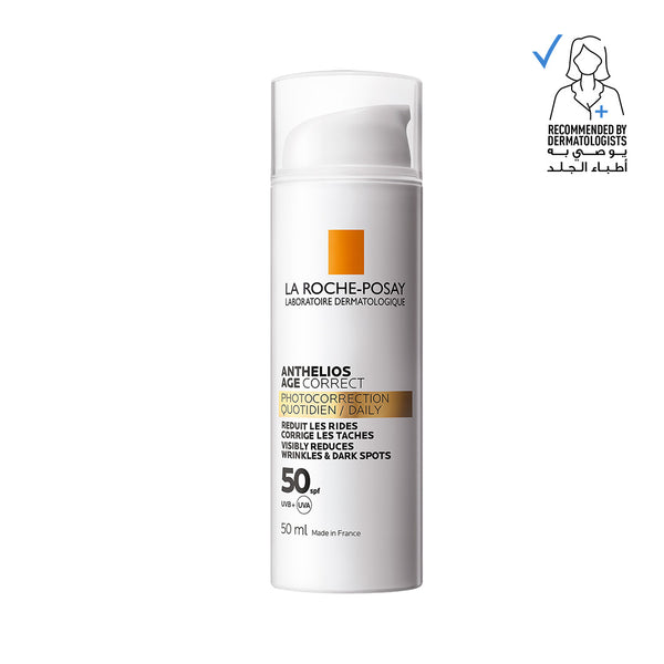La Roche Posay Anthelios Age Correct SPF50 Anti Ageing Invisible Sunscreen with Niacinamide 50ml