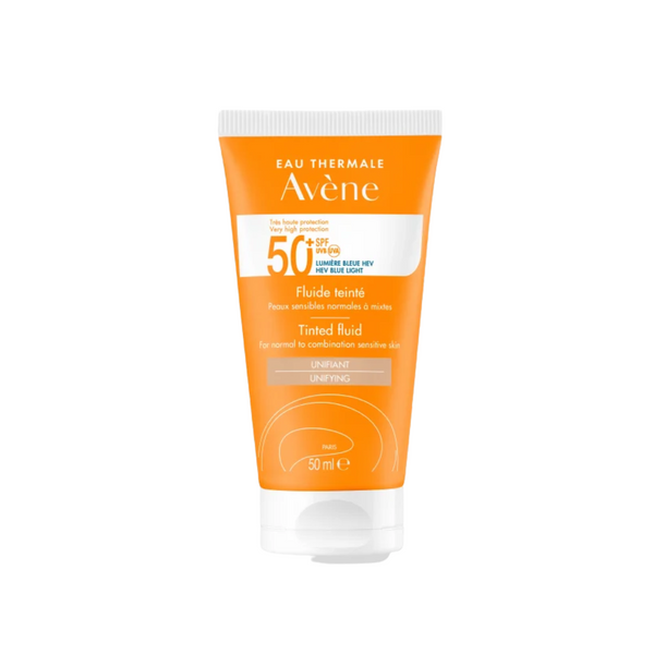 Avène Ultra Broad Spectrum Spf50+ Tinted Fluid For Normal To Combination Sensitive Skin