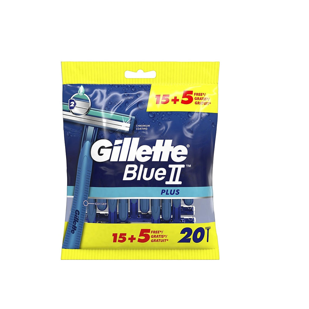 Gillette Blue2 Plus (15 + 5 Free) |FEEL22| LEBANON| – Feel22