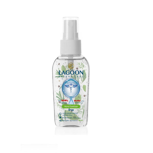 Lagoon Hand Sanitizer & Surface Spray 80ml - Fragrance Free