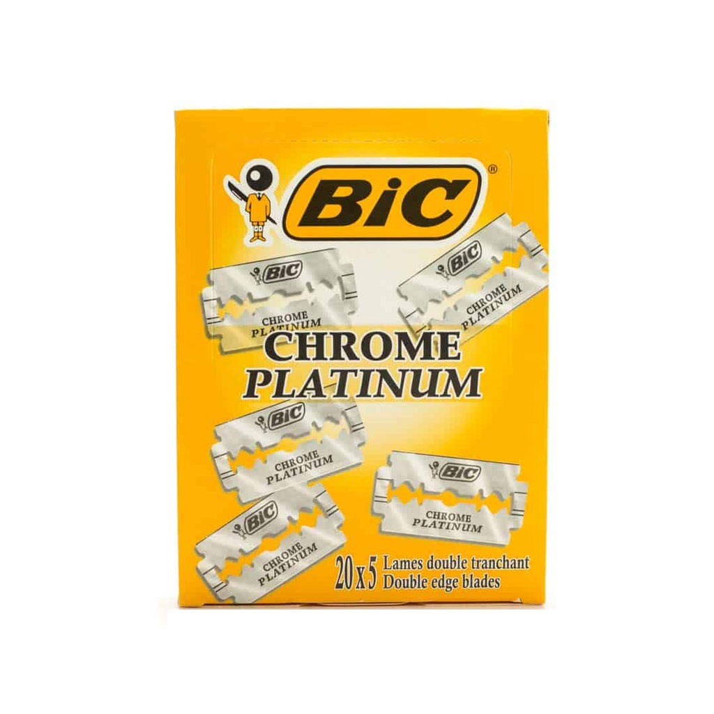 Bic Double Edge Razor Blades Chrome Platinum FEEL22 LEBANON Feel22