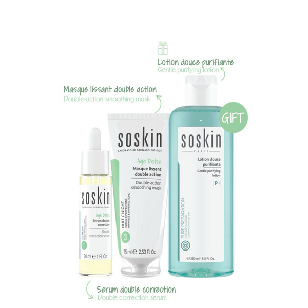 Soskin Age Detox + Lotion Gift Set