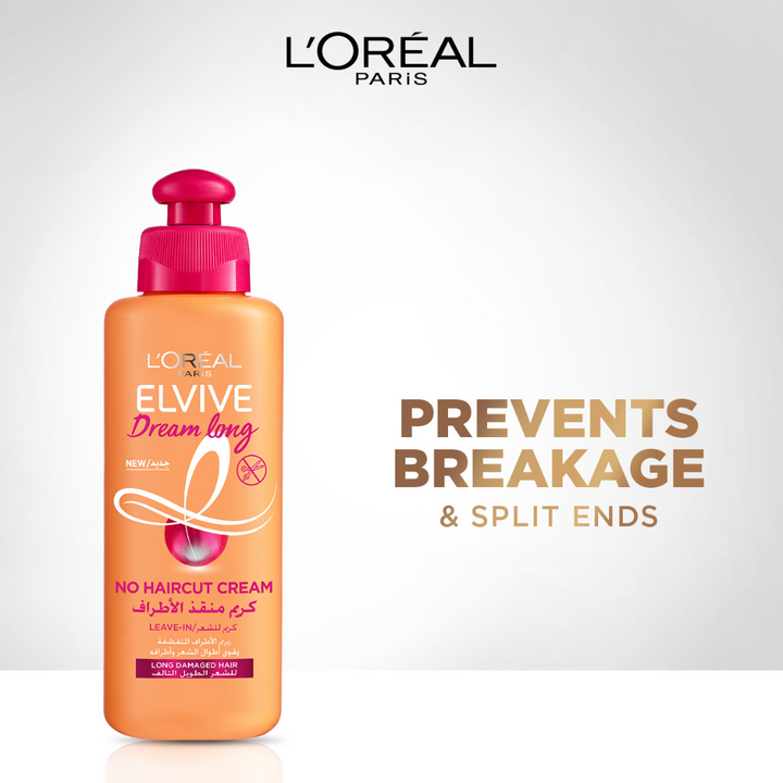 L'Oréal Paris Elvive Dream Lengths No Haircut Cream Leave In Conditioner,  6.8 fl. oz.