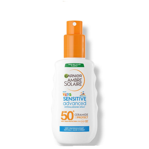 Garnier Ambre Solaire Sensitive Advanced SPF 50+ Ceramide Protect Sunscreen Spray For Kids 150ml