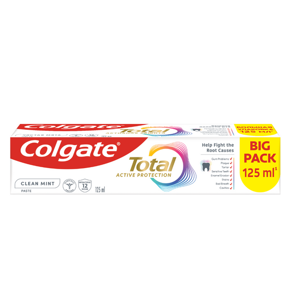 Colgate Total Active Protection Clean Mint Toothpaste 125ml