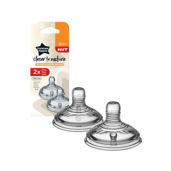 Tommee Tippee Thick Feed Teats 2Pcs