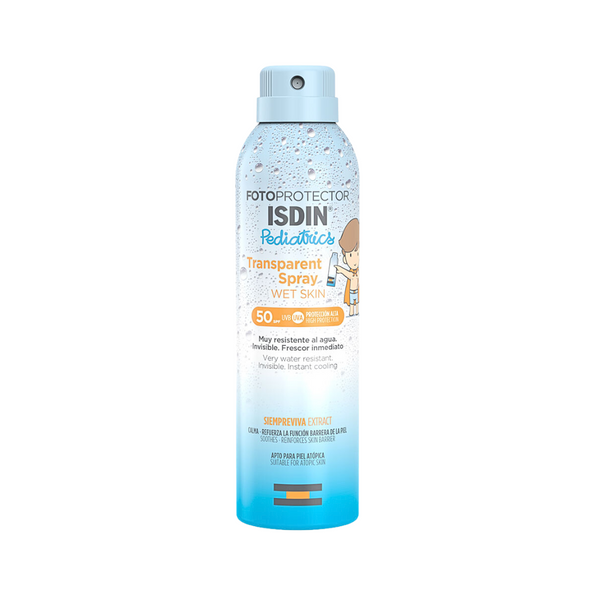 Isdin Fotoprotector Pediatrics Wet Skin Transparent Spray 50+ 250ml