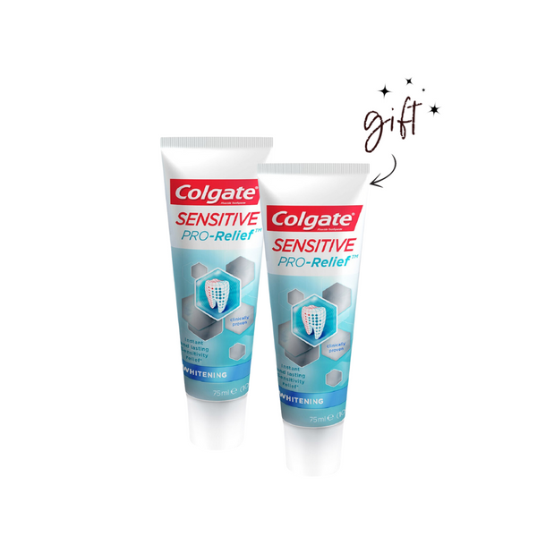 Colgate Sensitive Pro Relief Whitening Toothpaste Buy 1 Get 1 Bundle