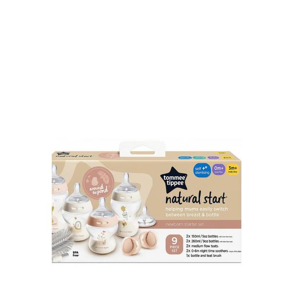 Tommee Tippee Starter Bottle Kit Pink Anti Reflux