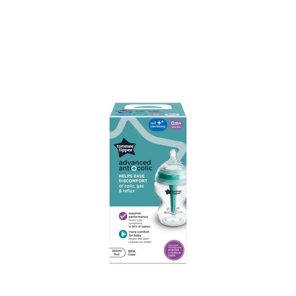 Tommee Tippee Anti Colic Bottle Slow Anti Reflux 260ml