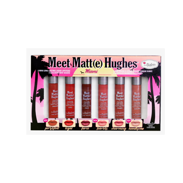 The Balm Meet Matt(e) Hughes 6 Pieces Mini Kit Miami