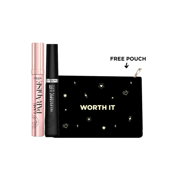 L’Oréal Paris Telescopic x Lash Paradise Mascara Bundle At 15% Off