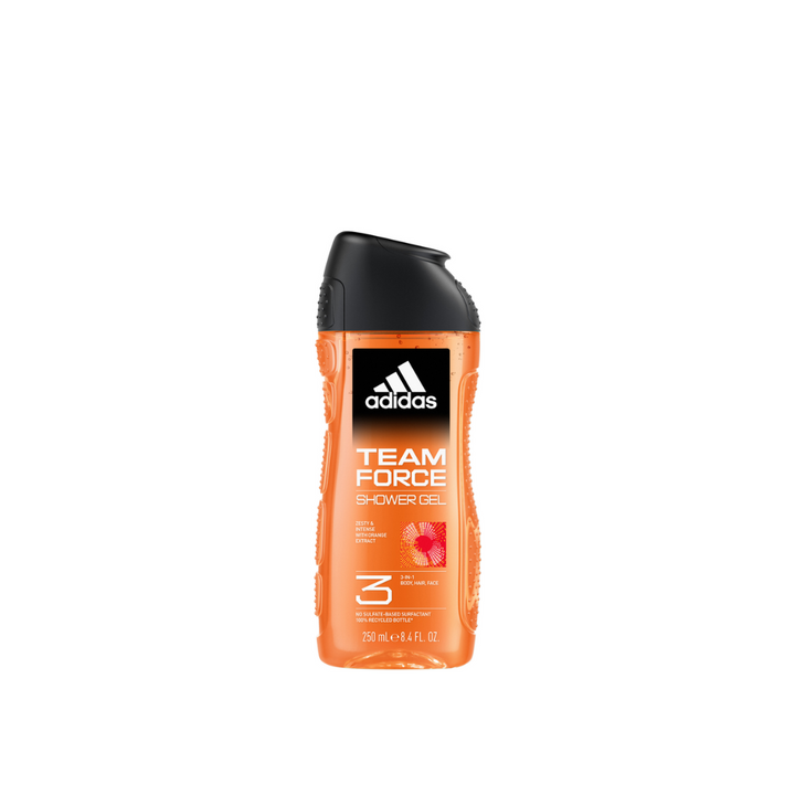 Adidas New 3 In 1 Shower Gel 250ml For Men Personal Care Feel22