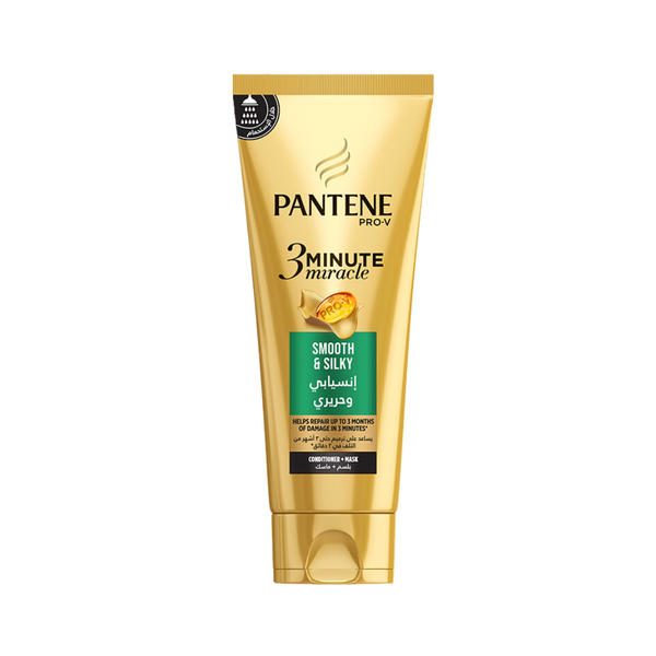 Pantene Pro 3 Minute Miracle Smooth & Silky Conditioner - Mask