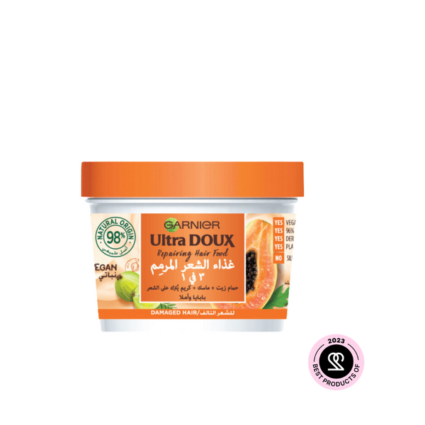 Garnier Ultra Doux Vegan Hair Food Papaya & Amla 3 in 1 Treatment