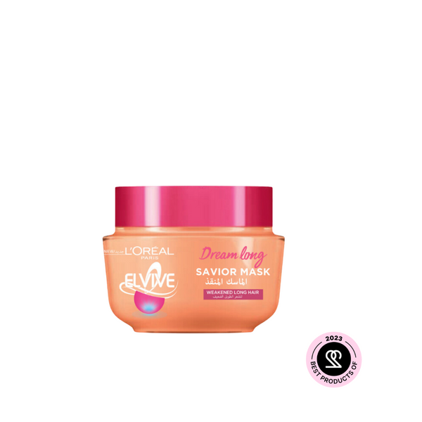 L'Oreal Paris Elvive Dream Lengths Savior Fiber Mask, Paraben-Free