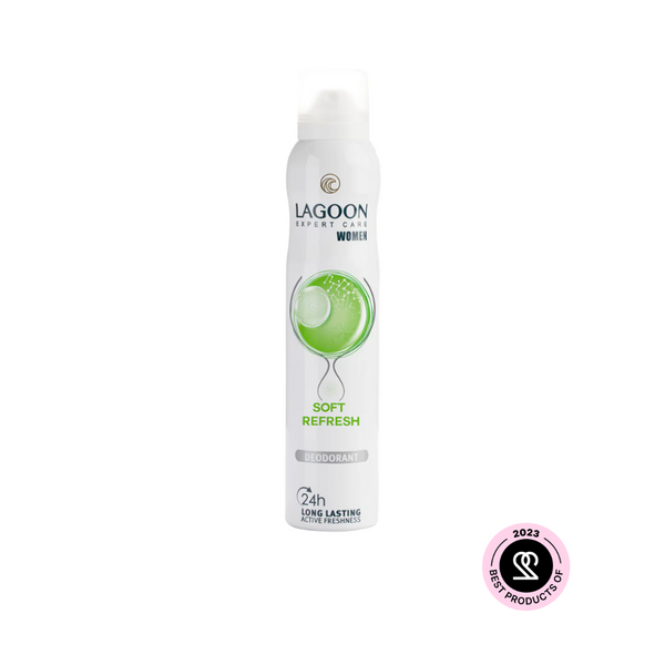 Lagoon 24HR Active Freshness Deo Spray for Women 200ml - Soft Refresh