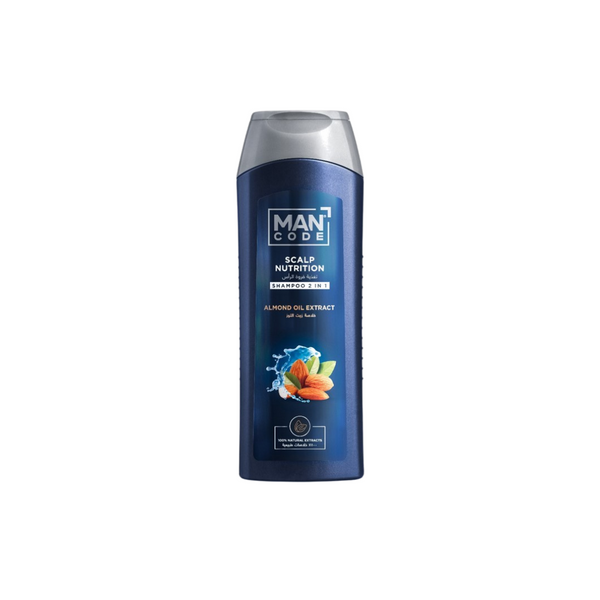 Mancode 2in1 Scalp Nutrition Shampoo With Almond Oil 400ml