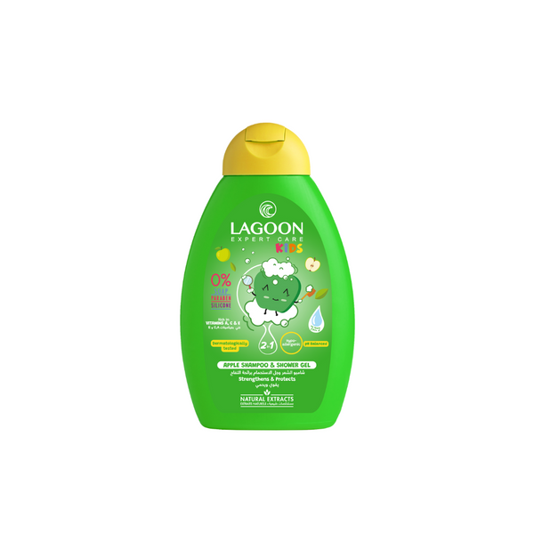 Lagoon Kids 2in1 Apple Shampoo & Shower Gel 400ml