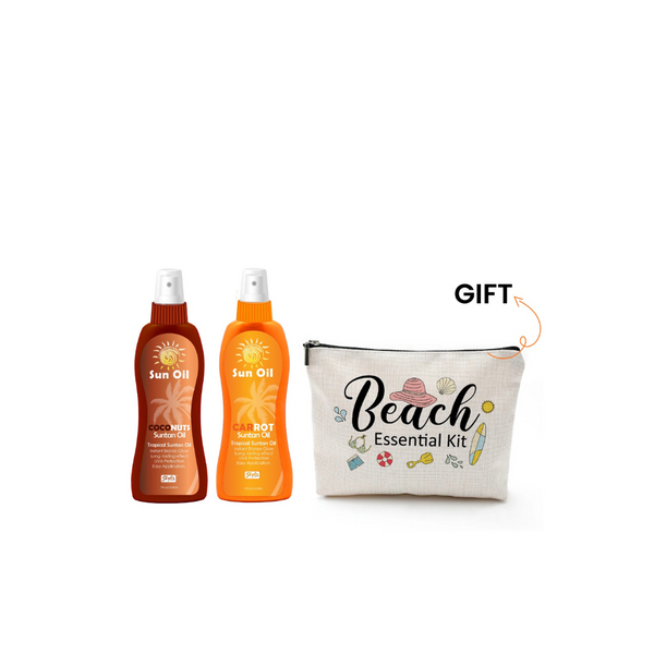 Style Duo Tanning Oil Bundle + Beach Bag Gift