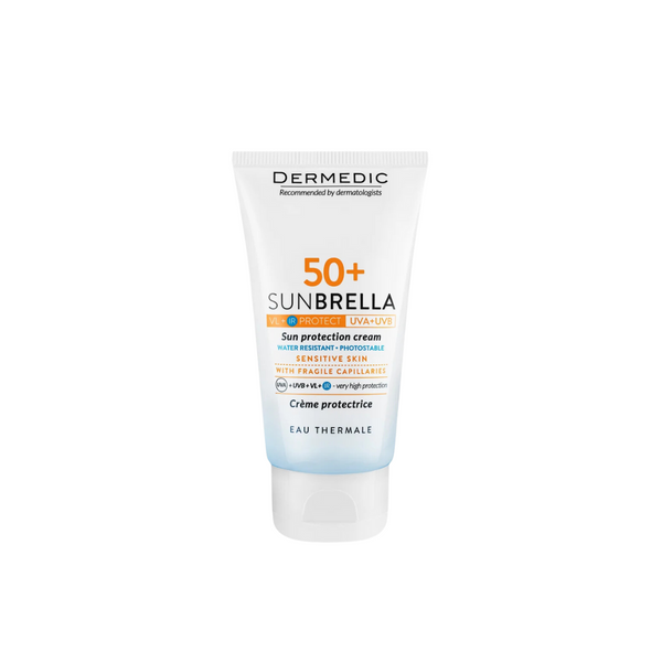 Dermedic Sunbrella Spf 50 + Sun Protection Cream Skin With Fragile Capillaries 50ml