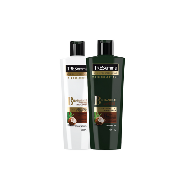 Tresemme Botanique Nourish & Replenish Shampoo 400ml + Conditioner 400ml Set At 30% Off