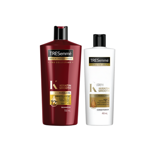 Tresemme Shampoo Keratin Smooth 700ml + Conditioner 400ml Free