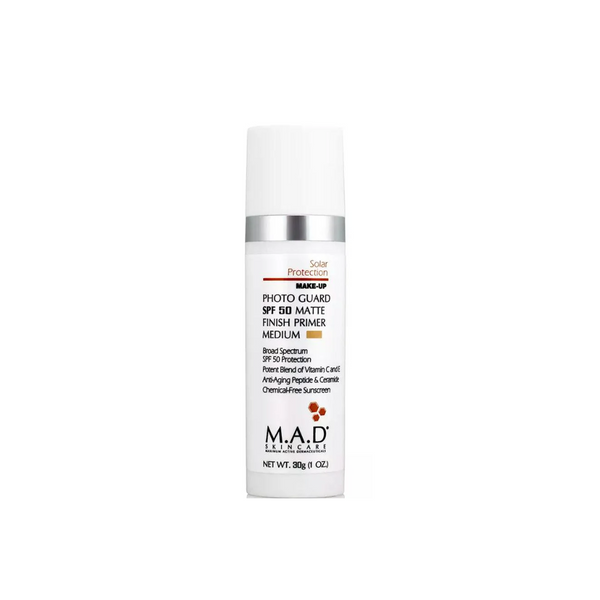 M.A.D Photo Guard SPF 50 Primer - Medium 30ml