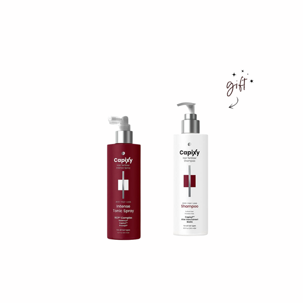 Capixy Anti Hair Loss Intense Spray + Free Capixy Anti Hair Loss Shampoo Bundle
