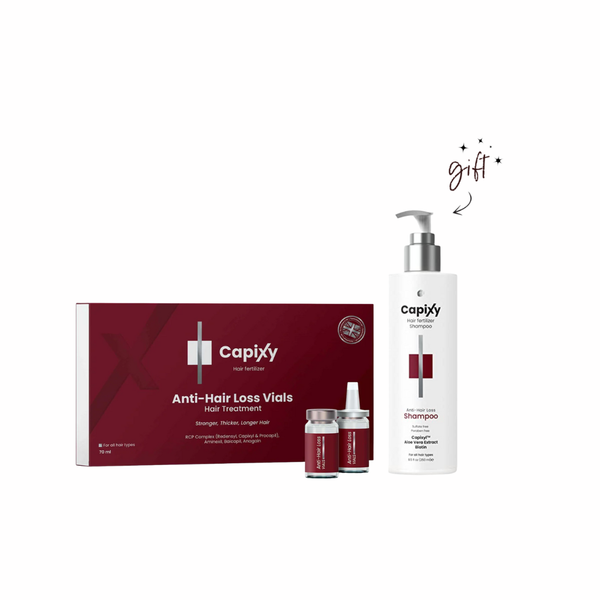 Capixy Anti Hair Loss Vials + Free Capixy Anti Hair Loss Shampoo Bundle